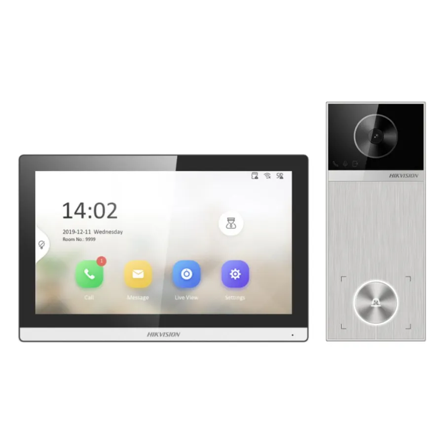 Hikvision DS-KH6350-WTE1, артикул INT0000010781 — домофондар мен панельдер