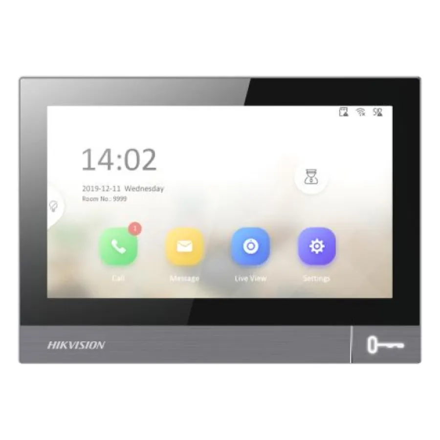 Hikvision DS-KH8381-WTE1 Видеодомофон 7" цветной TFT LCD экран