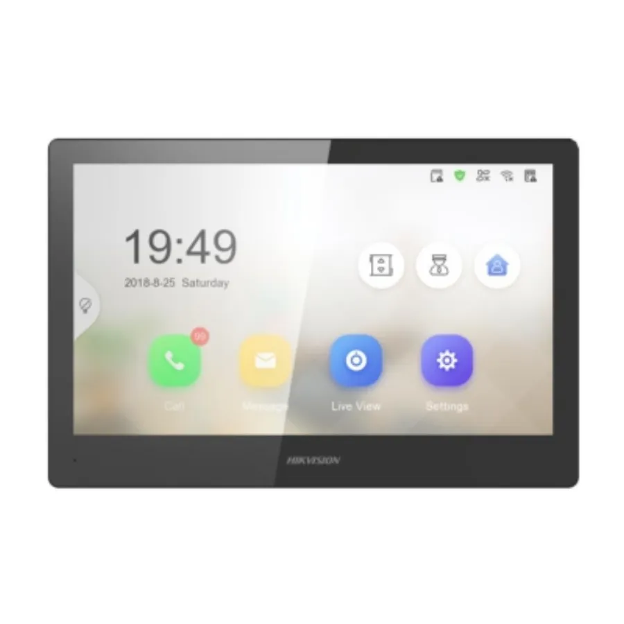 Hikvision DS-KH8520-WTE1 (Black) Цветной сенсорный дисплей