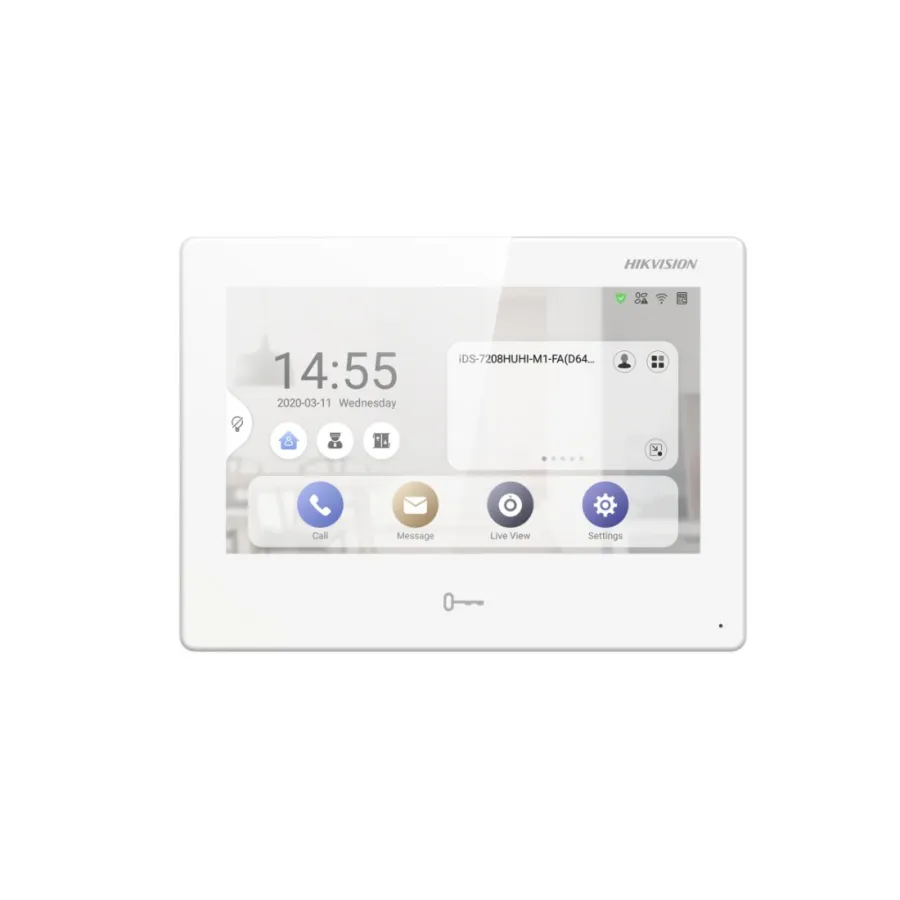 Hikvision DS-KH9310-WTE1(B) видеодомофон на Android, 7" цветной