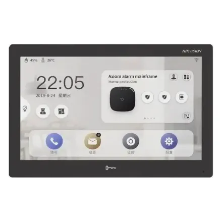Hikvision DS-KH9510-WTE1 (Black)(B) 10.1" Android IP-видеодомофон c Wi-Fi