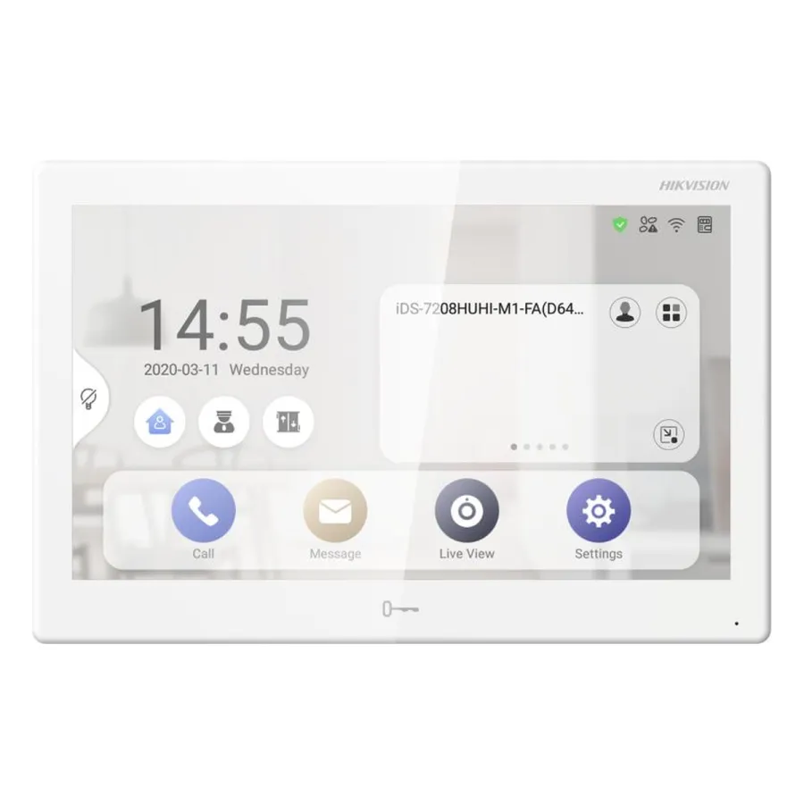Hikvision DS-KH9510-WTE1 (White)(B) — домофондар мен панельдер