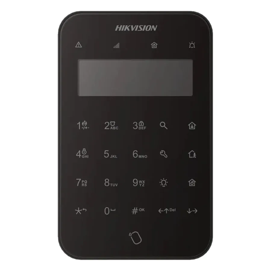 Hikvision LCDKeypad (DS-PK1-LT-WE)(Black) Клавиатура, беспроводная
