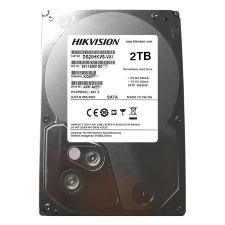 Hikvision DS20HKVS-VX1, 2TB,5400,3.5'',SATA Жесткий диск