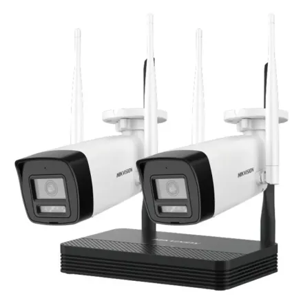 Hikvision NKS424W0H Wi-Fi комплект видеонаблюдения 4MP (2 Видеокамеры IP+ Видеорегистратор)