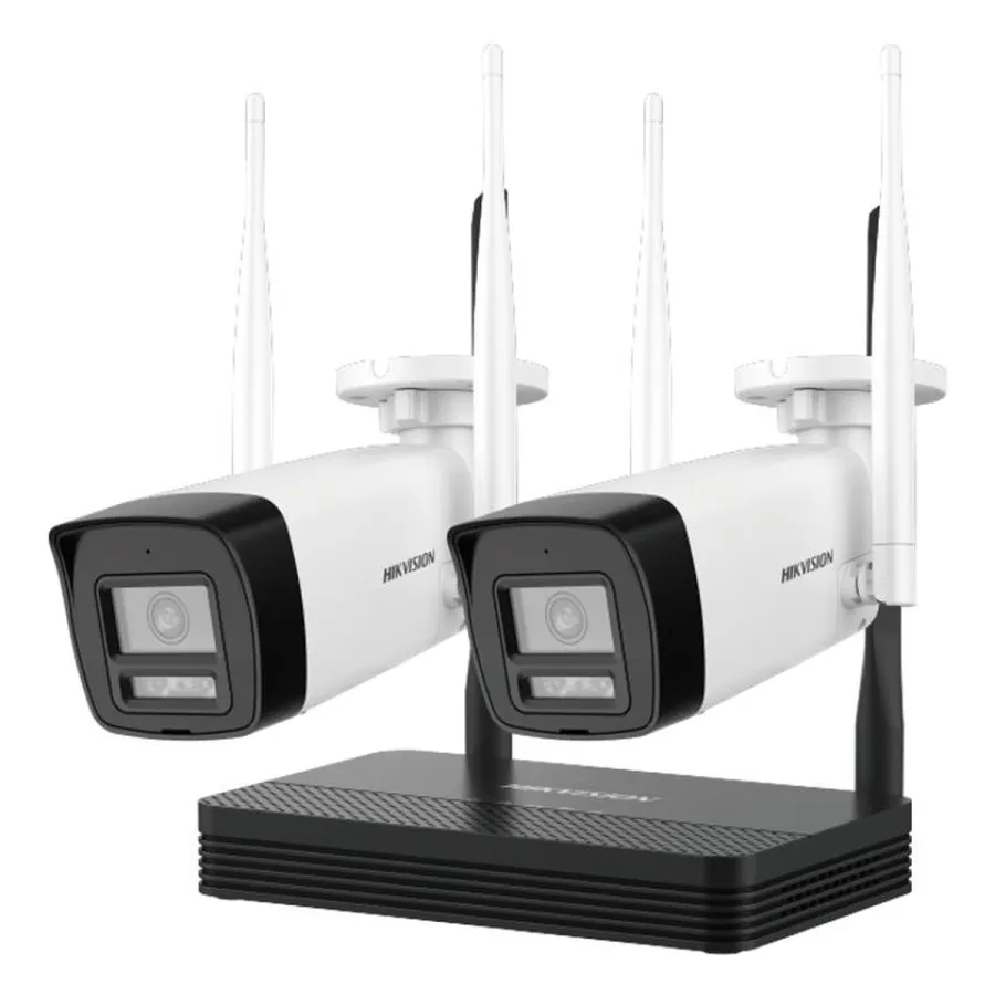 Hikvision NKS424W0H Wi-Fi комплект видеонаблюдения 4MP (2 Видеокамеры IP+ Видеорегистратор)
