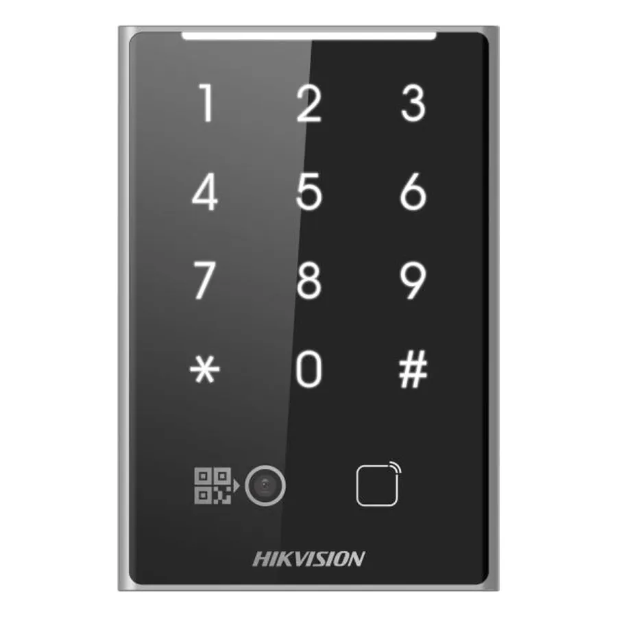 Hikvision DS-K1109DKB-QR Считыватель Desfire, Mifare 1, Felica карт с поддержкой Bluetooth, QR-код
