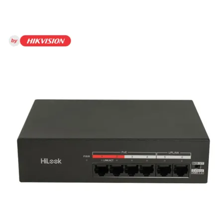 HiLook NS-0106MP-35 Коммутатор 4-портовый неуправляемый PoE