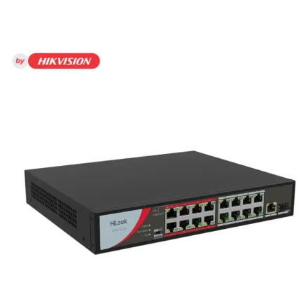 HiLook NS-0318P-130(B) Коммутатор 16-портовый неуправляемый PoE