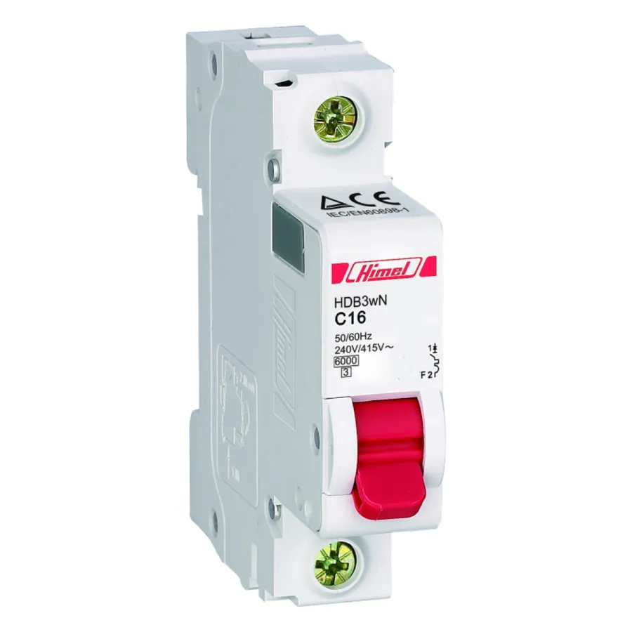 Автоматический выключатель Himel HDB3w 1Р 25А х-ка B 4,5кА