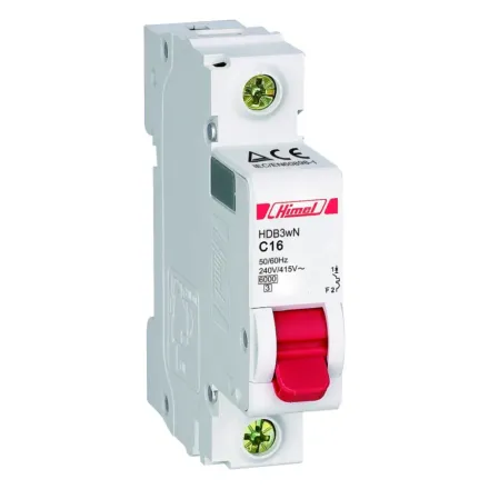 Автоматический выключатель Himel HDB3w 1Р 16А х-ка B 4,5кА