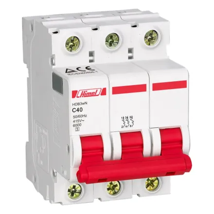 Автоматический выключатель Himel HDB3w 3Р 6А С 4,5кА