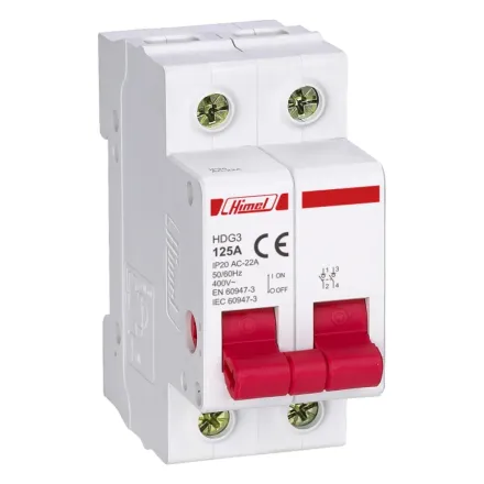 Выключатель-разъединитель Himel HDG3 2Р 63А