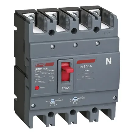 Автоматический выключатель Himel HDM3SV-250F 3P 200A 36kA с регулировкой