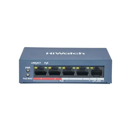 DS-S504GP PoE Коммутатор HiWatch