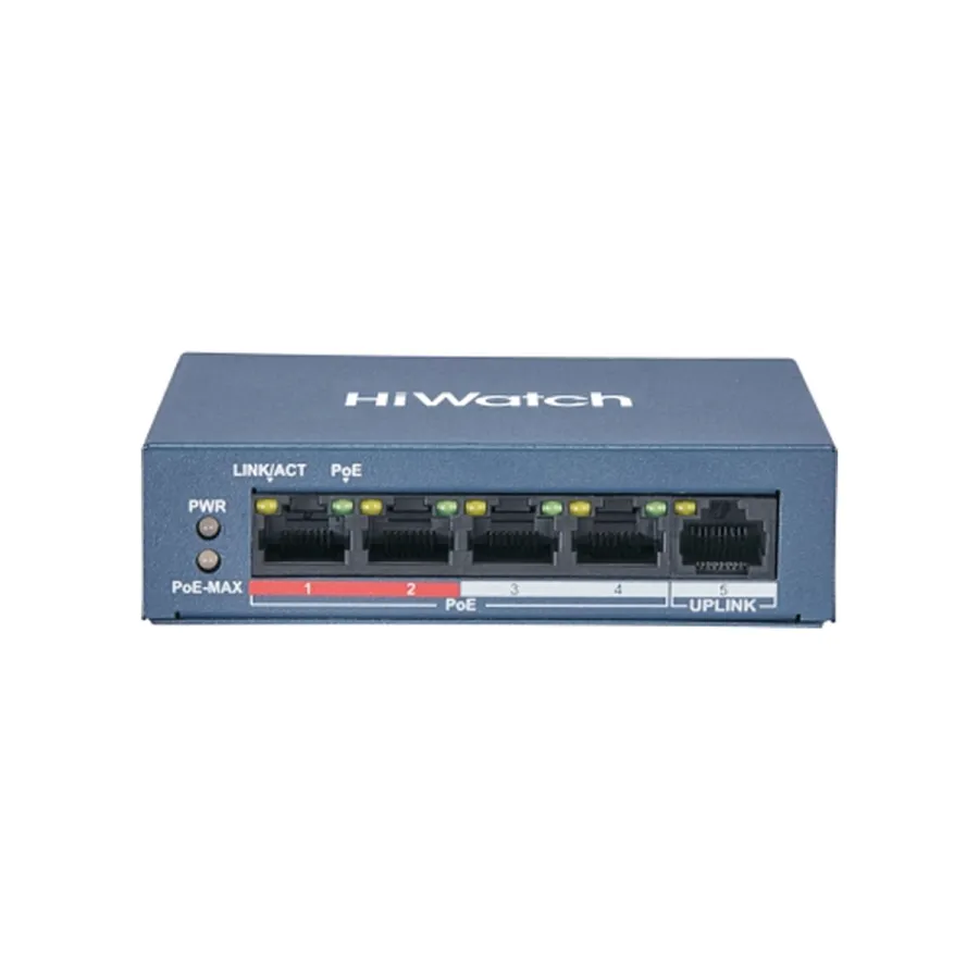 DS-S504GP PoE Коммутатор HiWatch