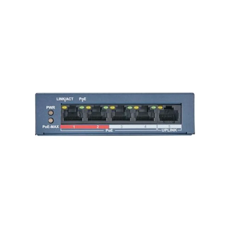 HiWatch DS-S504P(B) PoE — коммутаторлар