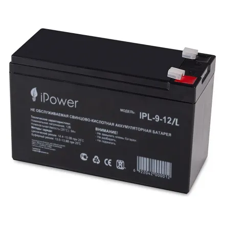 Аккумуляторная батарея IPower IPL-9-12/L 12В 9 Ач