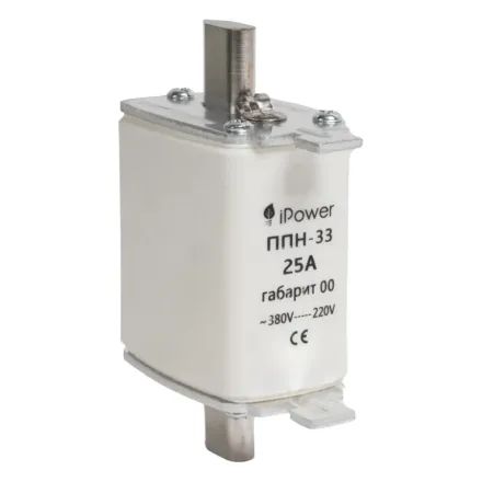 Предохранитель плавкий iPower ППН-33 25А габарит 00