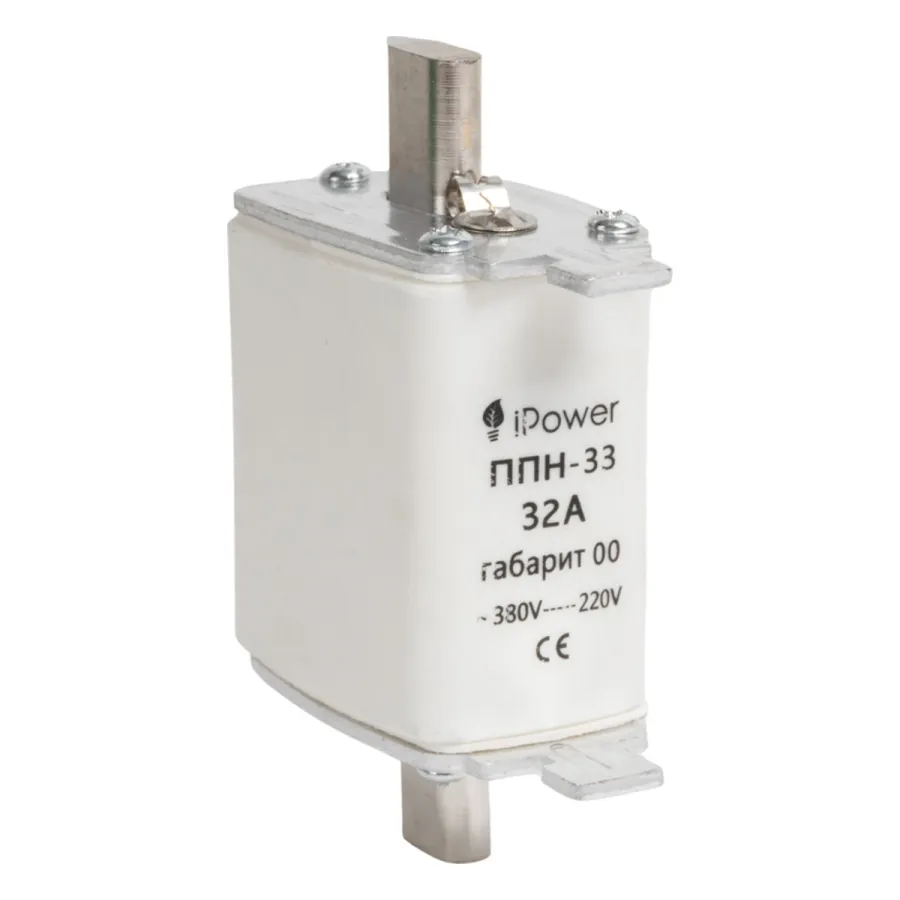 Предохранитель плавкий iPower ППН-33 32А габарит 00