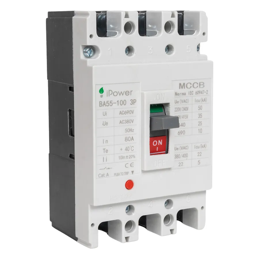 Автоматический выключатель iPower ВА55-100 3P 80A
