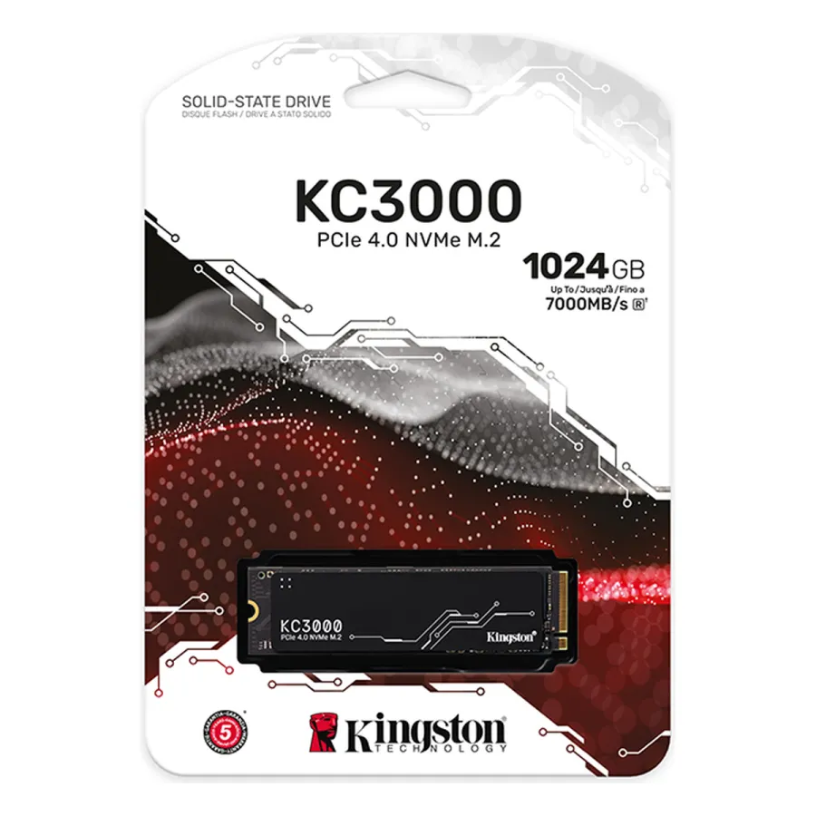 Твердотельный накопитель SSD Kingston SKC3000S/1024G M.2 NVMe PCIe 4.0
