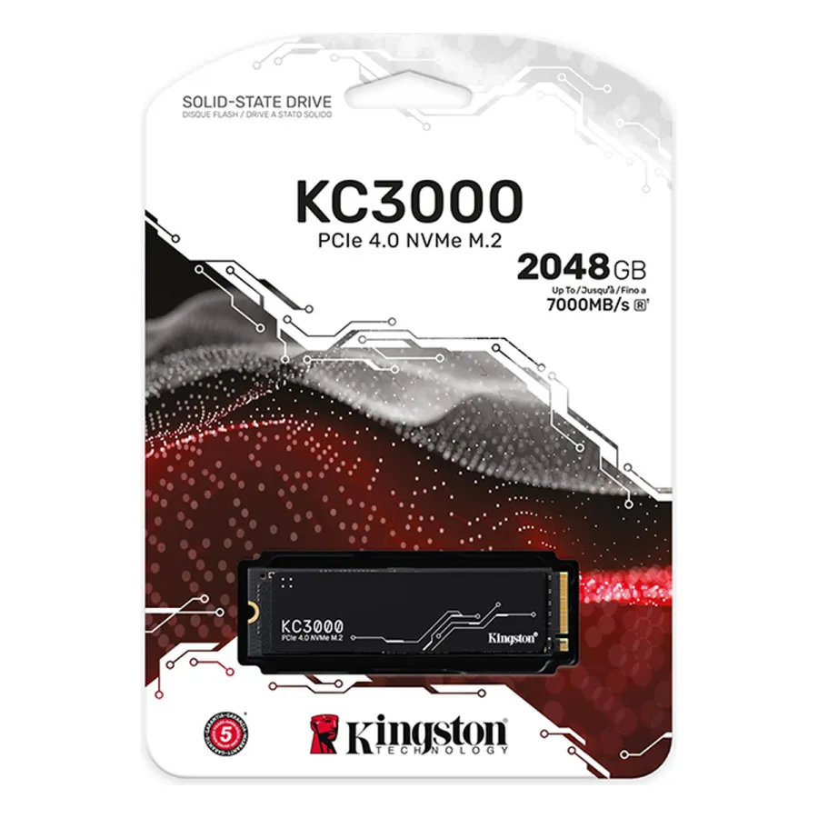 Твердотельный накопитель SSD Kingston SKC3000D/2048G M.2 NVMe PCIe 4.0