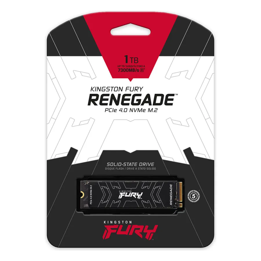 Твердотельный накопитель SSD Kingston FURY Renegade SFYRSK/1000G M.2 NVMe PCIe 4.0 HeatSink