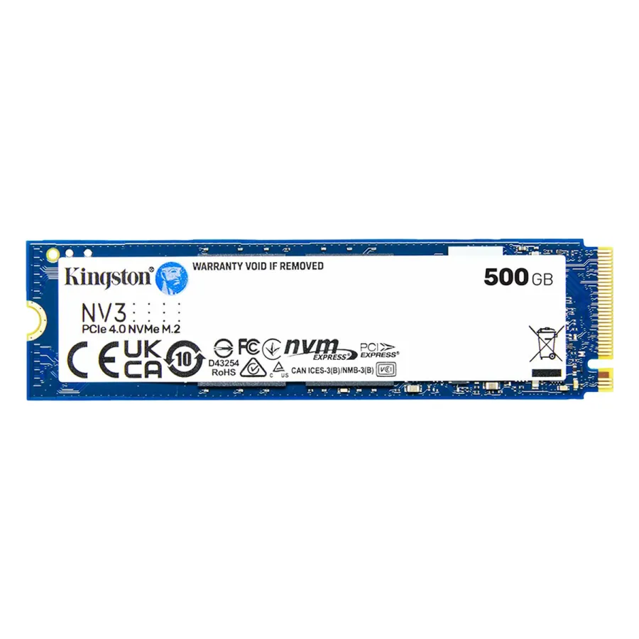 Твердотельный накопитель SSD Kingston NV3 SNV3S/500G M.2 NVMe PCIe 4.0x4