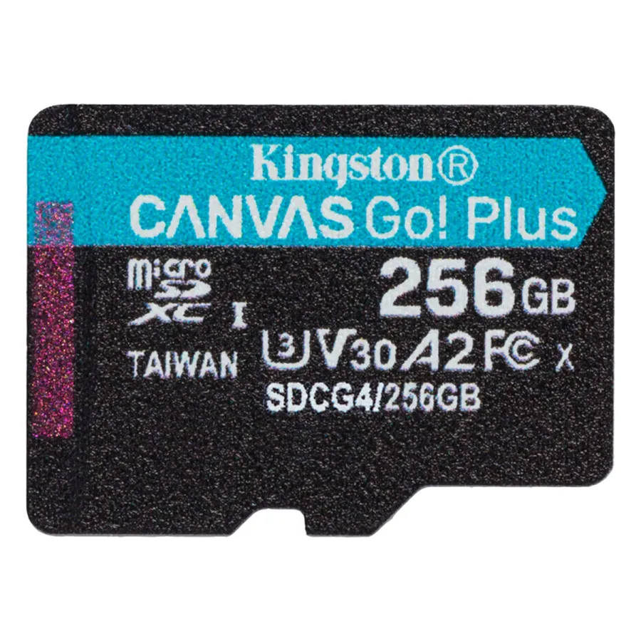 Карта памяти Kingston SDCG4/256GBSP Canvas Go Plus A2 U3 V30 256GB