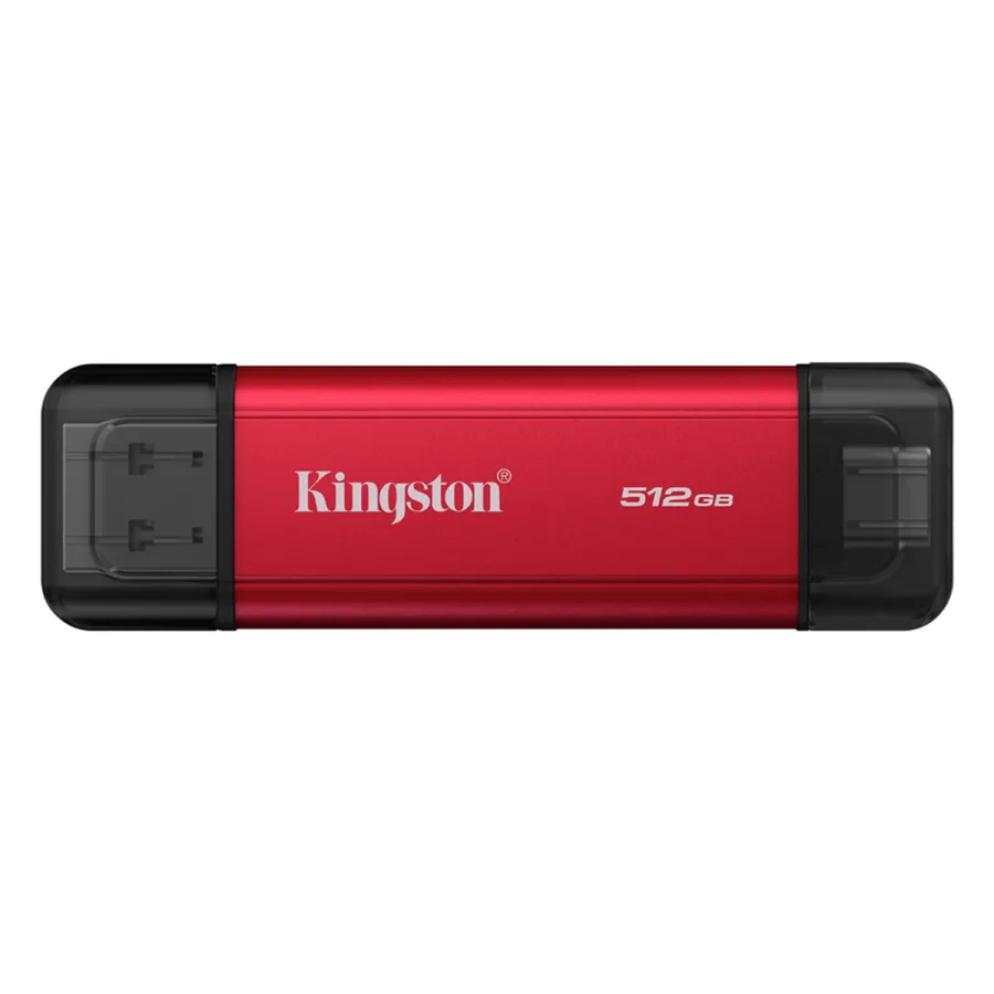 Внешний SSD диск Kingston 512GB Dual Portable Красный