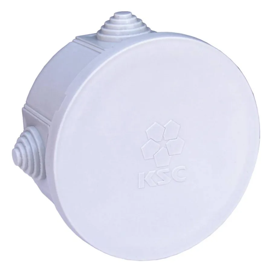 Коробка распаячная KSC 11-301 d85 h40 для открытого монтажа IP55