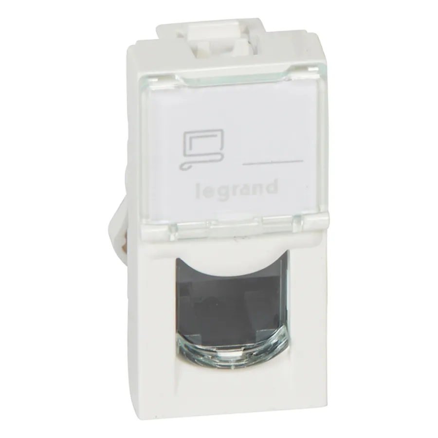 Розетка 1xRJ45 Cat.5 Legrand Mosaic