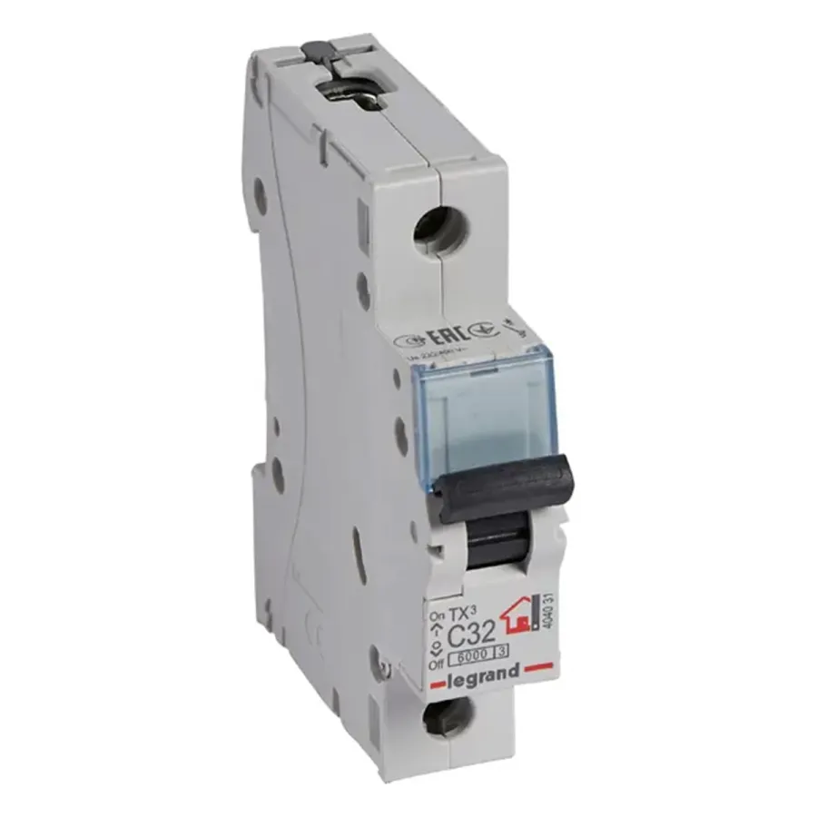 Автоматический выключатель Legrand 404031 1П C32A TX3 6000 6kA