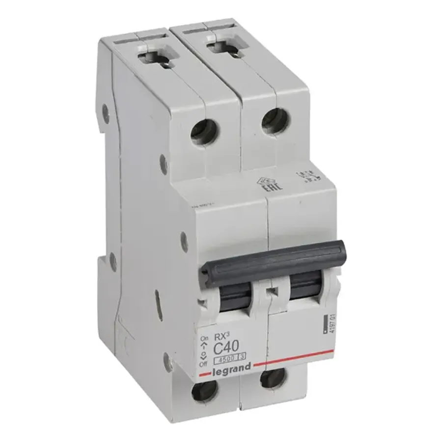Автоматический выключатель Legrand 419701 2П C 40A RX3 4,5kA