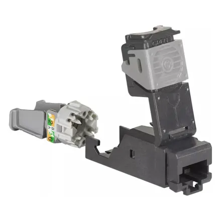 Коннектор телекоммуникационный высокой плотности RJ 45 Legrand 033753 cat 5e.