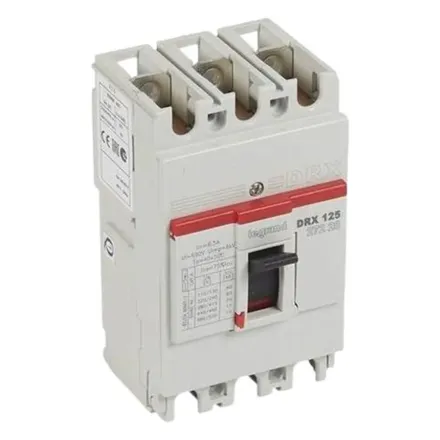 Автоматический выключатель Legrand 27220 3П 63A DRX125 20kA термомагнитный