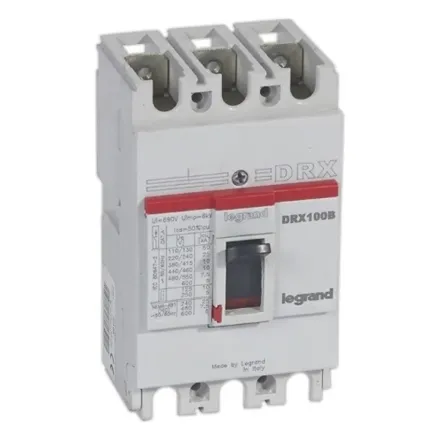 Автоматический выключатель Legrand 27255 3П 80A DRX125 10kA термомагнитный