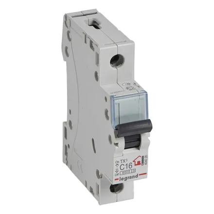 Автоматический выключатель Legrand 404028 1П C16A TX3 6000 6kA