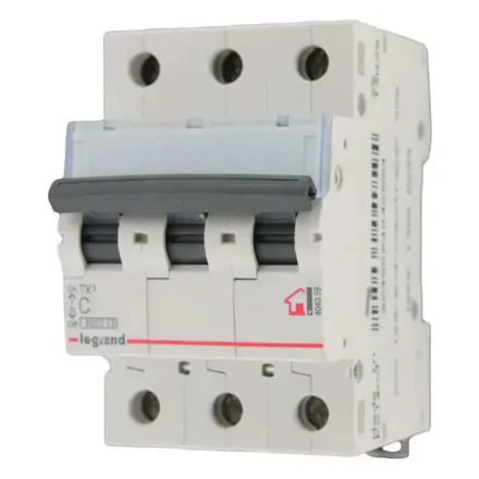 Автоматический выключатель Legrand 404053 3П С 6A TX3 6000 6kA