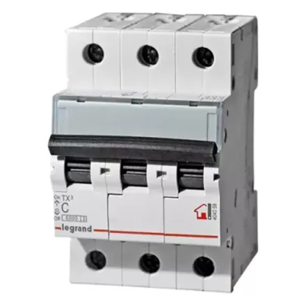 Автоматический выключатель Legrand 404061 3П C 50A TX3 6000 6kA