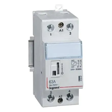 Модульный контактор Legrand 412547 2НО 63А CX³ 250/230В AC с руч.управления