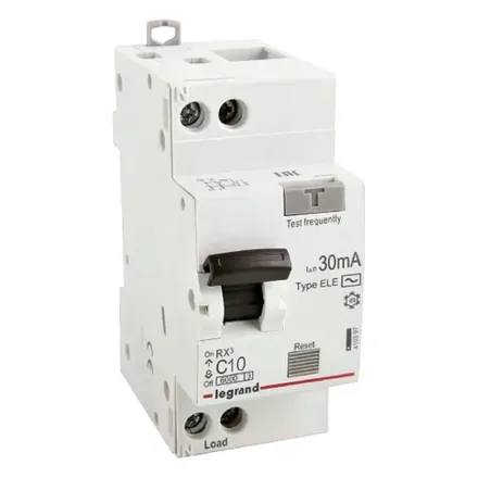 АВДТ Legrand 419397 1П+Н 10А АC RX3 30мA