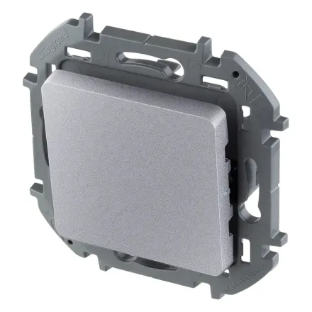 Переключатель одноклавишный Legrand 673652 Inspiria с/у алюминий
