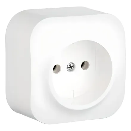 Розетка без зк Legrand Forix 16A 250В IP20 накладная белый