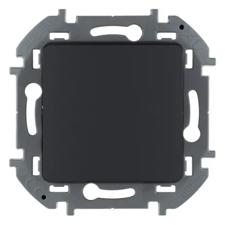 Переключатель одноклавишный Legrand Inspiria 673653 10 AX 250 В антрацит