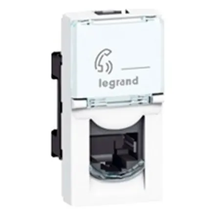 Розетка 1xRJ45 Cat.6 FTP Legrand Mosaic