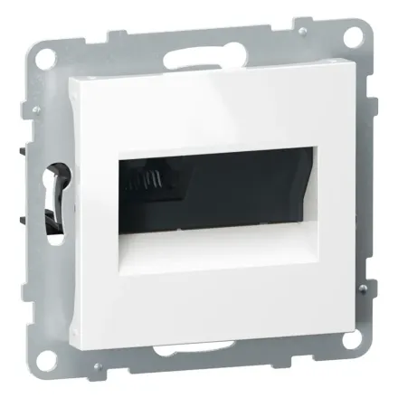 Информационная розетка одинарная Suno RJ45 Кат.6e UTP Белый