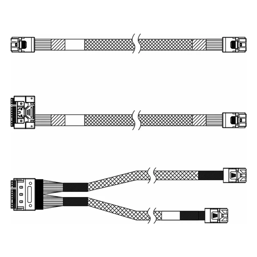 Комплект интерфейсных кабелей ThinkSystem SR250 Series 3.5"/2.5" RAID Cable Kit 4X97A81455