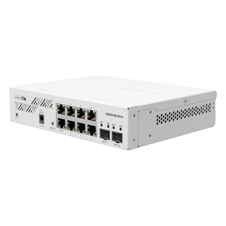 Коммутатор MikroTik CSS610-8G-2S+IN